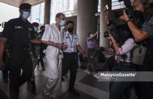 Alvin Goh Tangan dan Kaki Bergari Tiba di Mahkamah Kuala Lumpur