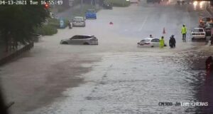 flash flood Kuala Lumpur traffic jam