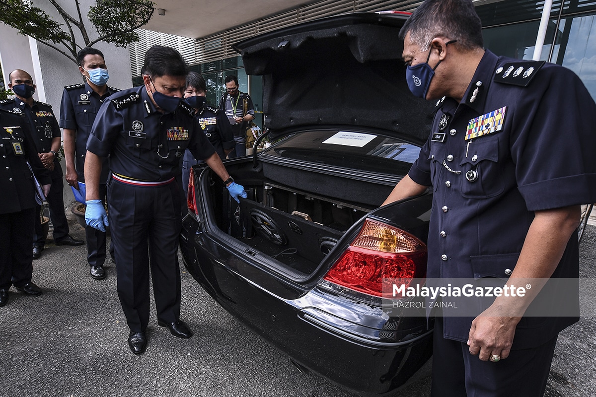 Sindiket Ubahsuai Khas Bonet Kereta Bawa 51 Kg Dadah