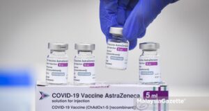 The AstraZeneca Covid-19 vaccine. PIX: SYAFIQ AMBAK / MalaysiaGazette / 05 MAY 2021