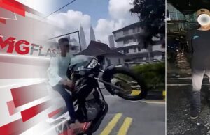 Aksi “wheelie’ akhirnya makan diri, lagi selebriti langgar SOP #MGFlash