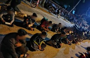 The police arrested 38 individuals including 12 teenagers for illegal racing, gathering at public area during the Full Movement Control Order (MCO) and not practicing physical distancing at the New North Klang Straits Bypass (Shapadu) yesterday