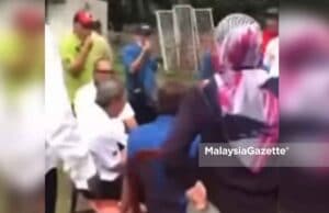 Viral video showing the Member of Parliament of Batu Pahat cum Deputy Speaker of Dewan Rakyat Datuk Mohd Rashid Hasnon enjoying durian at a farm