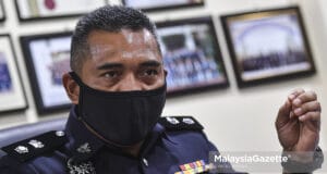 Superintendent Ashari Abu Samah. Avaa Vanja husband slaps daughter domestic violence Kampong Pisang Bersiri-siri