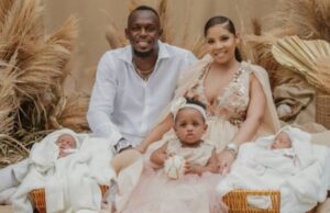Usain Bolt dapat anak kembar