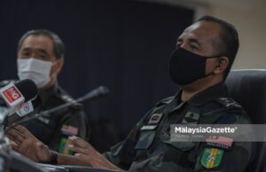 Jimmy Gang mastermind nabbed in Contraband Op Central Brigade General Operations Force (GOF) Commander, Senior Assistant Commissioner Muhammad Abdul Halim at a news confence. PIX: HAZROL ZAINAL / MalaysiaGazette / 01 JULY 2021