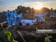 27 Covid-19 deaths on 11 Jan Covid-19 death burial body deaths