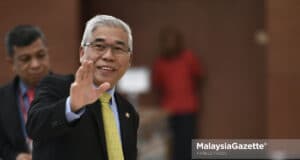 Ahli Parlimen Pasir Gudang, Hassan Abdul Karim ketika hadir pada Sidang Dewan Rakyat di Bangunan Parlimen, Kuala Lumpur. foto FAREEZ FADZIL, 28 NOVEMBER 2019