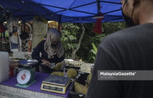 Nurfatimah kupas 400 biji durian sehari