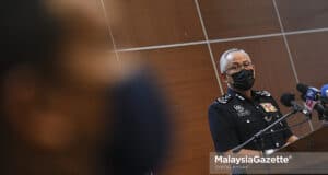 Inspector-General of Police Datuk Seri Acryl Sani Abdullah Sani. PIX: SYAFIQ AMBAK / MalaysiaGazette / 31 MAY 2021. Raub land encroachment musang king durian farmers Batu Talam permanent reserve forest