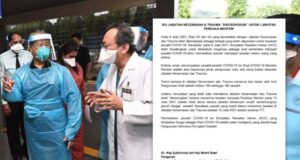 – The Tengku Ampuan Rahimah Hospital (HTAR) in Klang denies that its Emergency and Trauma Department was vacated following Prime Minister Tan Sri Muhyiddin Yassin’s visit Dr Zulkarnain Mohd Rawi