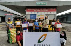 Bernas serah 3,000 kotak makanan di seluruh negara