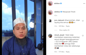 Independent Islamic preacher, Ustaz Ebit Lew questioned the whereabouts of RM20 million contributed by Malaysians to the people in Gaza through Persatuan Cinta Gaza Malaysia Muhammad Nadir Al-Nuri Kamaruzaman who is better known as Nadir Al Nuri