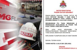 Bapa Cemas Anak Terperangkap, Pasar Keramat Tutup 7 Hari #MGFlash