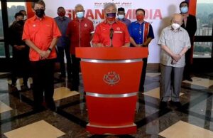 Tok Mad, Najib, Ku Li hadir sidang media Zahid