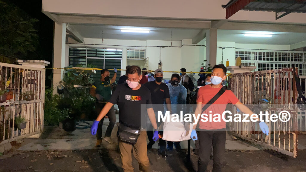 The victim was brought to the Seberang Jaya Hospital for post-mortem