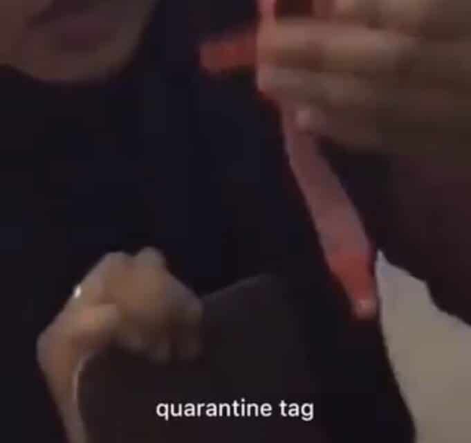 A teenage girl was fined RM5,000 after removing her pink quarantine tag without the permission of the Ministry of Health (MOH) in a viral TikTok.