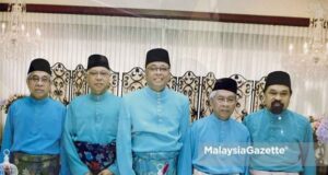 Newly appointed Prime Minister Datuk Seri Ismail Sabri Yaakob and his brothers