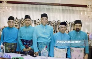Newly appointed Prime Minister Datuk Seri Ismail Sabri Yaakob and his brothers