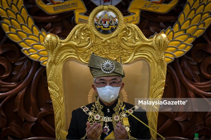 Yang di-Pertuan Agong, Al-Sultan Abdullah Ri'ayatuddin Al-Mustafa Billah Shah PM9 new Prime Minister motion of confidence