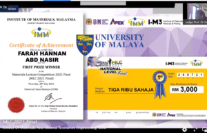 UM juara lagi Materials Lecture Competition 2021