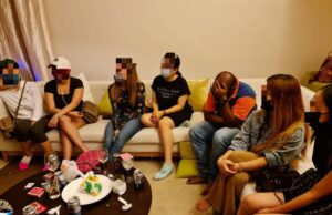 A Civil servant was among the 15 individuals nabbed by the police for attending a wild party at a luxury condominium at Jalan Ceylon early this morning.