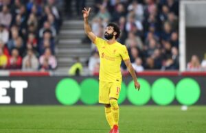 Salah jaring gol ke-100 bersama Liverpool