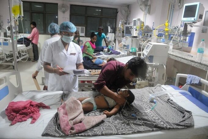 Many children have died from encephalitis in Gorakhpur mystery fever India Uttar Pradesh dengue