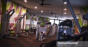 (Picture for representational purposes only). Gyms are not allowed to operate during the Movement Control Order 2.0 (MCO 2.0). PIX: Hazrol Zainal / MalaysiaGazette / 19 January 2021