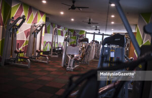 (Picture for representational purposes only). Gyms are not allowed to operate during the Movement Control Order 2.0 (MCO 2.0). PIX: Hazrol Zainal / MalaysiaGazette / 19 January 2021