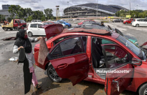 Keadaan Selepas Banjir Kilat di Seksyen 13, Shah Alam