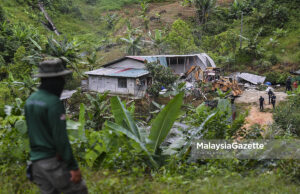 Struktur Binaan Haram di Hutan Simpan Bukit Lagong Diroboh