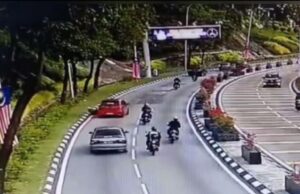 The police have recorded statements from the driver of the red car in the Jalan Kinabalu hit and run case involving a cyclist and seized his car for further investigation.
