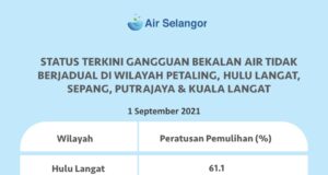 Air Selangor water disruption supply Sungai Semenyih odour pollution