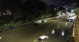 Storm Ida Hurricane flash flood sunken New York US President Joe Biden says "historic investment" is needed to deal with the climate crisis, as the north-east reels from flash flooding and tornadoes that have killed at least 41 people.