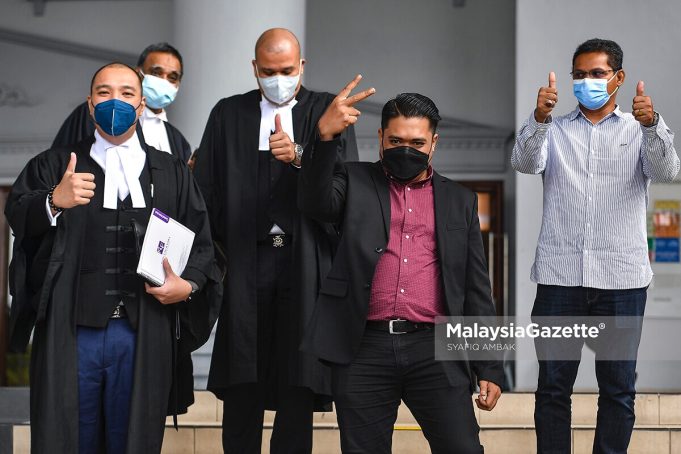 Ahmad Saiful Islam, the son for former Defence Minister and President of Parti Amanah, Mohamad Sabu, is acquitted from his drug abuse charges. PIX: SYAFIQ AMBAK / MalaysiaGazette / 27 OCTOBER 2021.