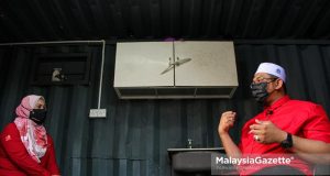 The Executive Chairman of Skuad Pengurusan Jenazah Malaysia (SPJM), Muhammad Rafieudin Zainal Rashid during the SkopMG Interview at the Ibukota Muslim Cemetery in Kuala Lumpur. PIX: FARHAN MAHAMAD / MalaysiaGazette / 11 OCTOBER 2021