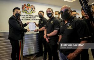 Memorandum Kepada KPDNHEP Bantah Dagangan Arak Jenama Timah