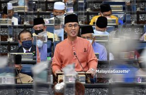 Suasana Pembentangan Belanjawan 2022 di Dewan Rakyat