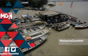 MGNews: Musim Hujan Nelayan Teluk Gong Tidak Dapat Keluar Cari Rezeki