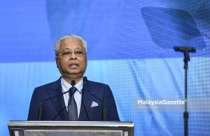 Prime Minister Datuk Seri Ismail Sabri Yaakob at the launch of National Vaccine Development Roadmap (PPVN) and Malaysian Genome and Vaccine Institute (MGVI). PIX: SYAFIQ AMBAK / MalaysiaGazette / 01 NOVEMBER 2021.