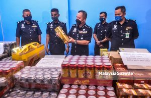 2,720 arak seludup bernilai RM100,000 dirampas