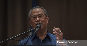 Tan Sri Muhyiddin Yassin. PIX: HAZROL ZAINAL / MalaysiaGazette / 11 NOVEMBER 2021. Shahrir Samad Parti Pribumi Bersatu Malaysia Perikatan Nasional Johor Shahrir Samad