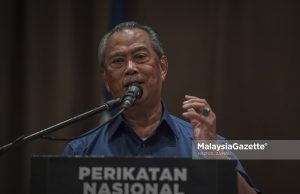 Tan Sri Muhyiddin Yassin. PIX: HAZROL ZAINAL / MalaysiaGazette / 11 NOVEMBER 2021. Shahrir Samad Parti Pribumi Bersatu Malaysia Perikatan Nasional Johor Shahrir Samad