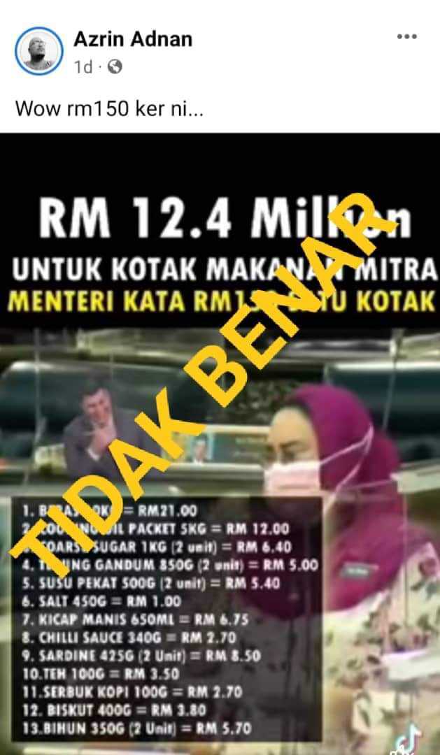 Kementerian Perpaduan nafi