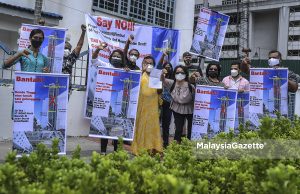 Penduduk bantah projek pembangunan Teringin Sentral