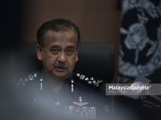 Deputy Inspector-General of Police, Datuk Razarudin Husain @ Abd Rasid at a news conference on the success of Narcotics Criminal Investigation Department in 2021 at PULAPOL, Kuala Lumpur. PIX: FAREEZ FADZIL / MalaysiaGazette / 30 DECEMBER 2021. drug abuse civil servants