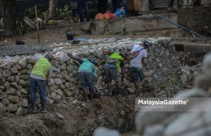 Baikpulih Benteng di Sungai Lui #PascaBanjir