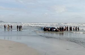 10 illegal migrants (PATI) died after their boat capsized at Tanjung Balau this morning