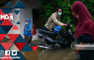 MGNews : Kawasan Delek Kiri Banjir, Kerana Hujan Berterusan